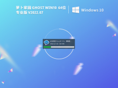 蘿卜家園 Ghost Win10 64位 專業裝機版 V2022.07